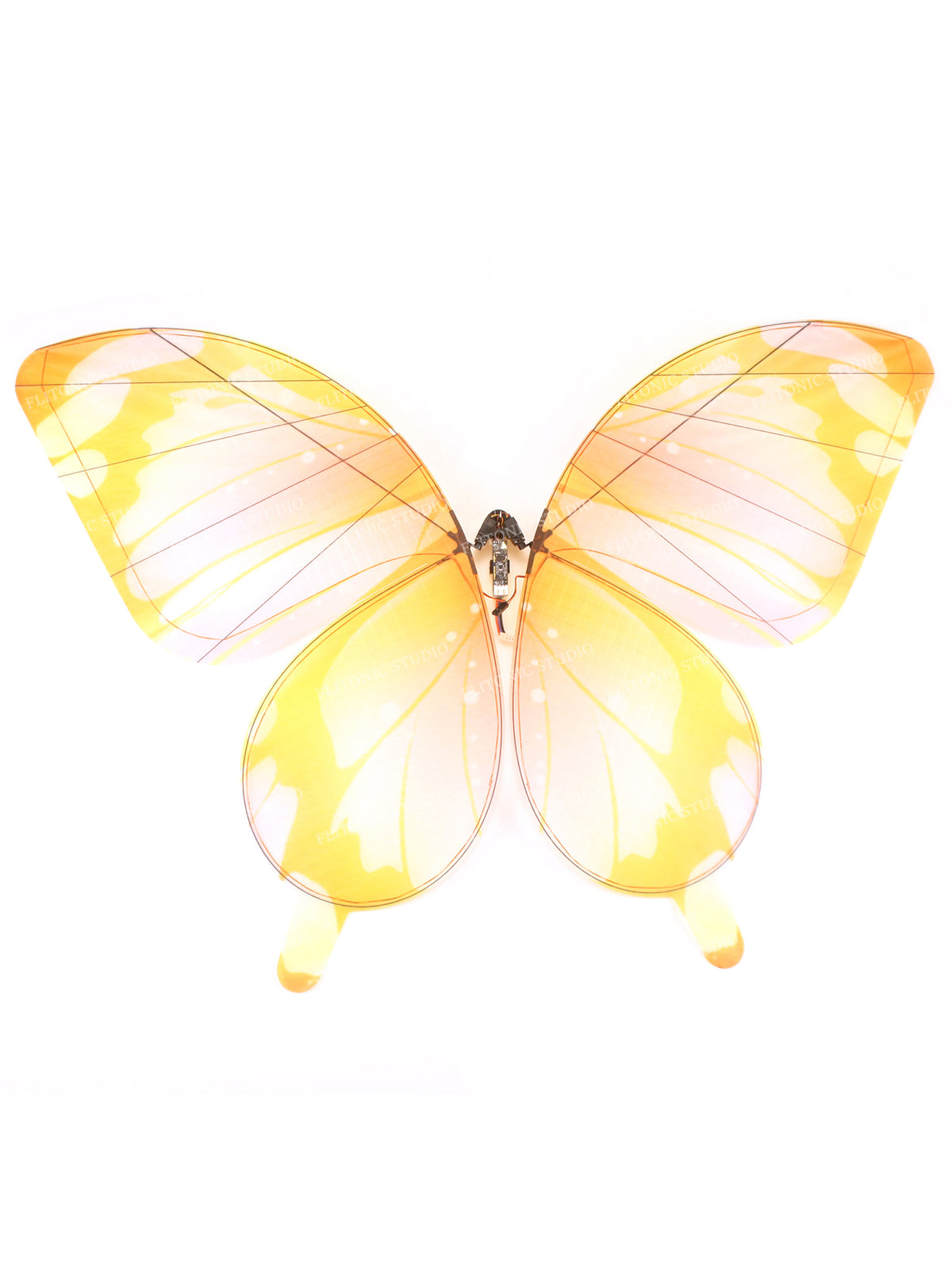 bionic butterfly aircraft yellow